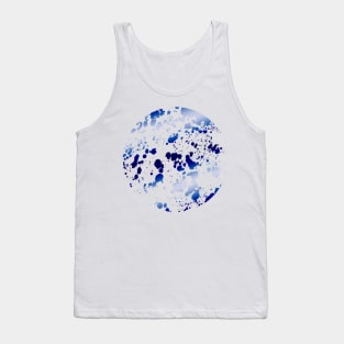 Ghost planet in blue Tank Top